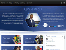 Tablet Screenshot of cyrilleregis.com